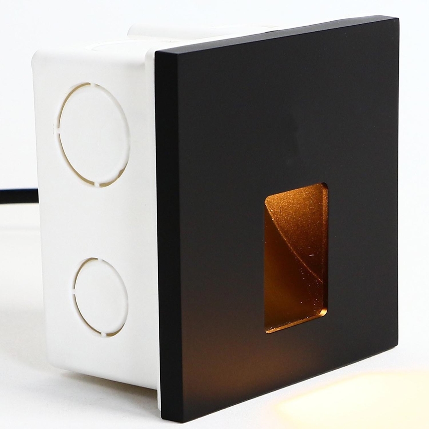 Emithor 70425 - Iluminação de escada LED VIX LED/1W/230V 4000K preto