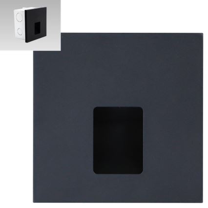 Emithor 70425 - Iluminação de escada LED VIX LED/1W/230V 4000K preto