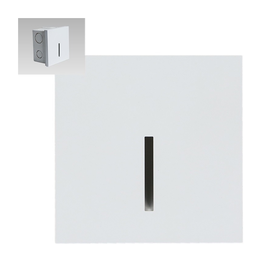 Emithor 70427 - Iluminação de escada LED LINE LED/1W/230V 4000K branco