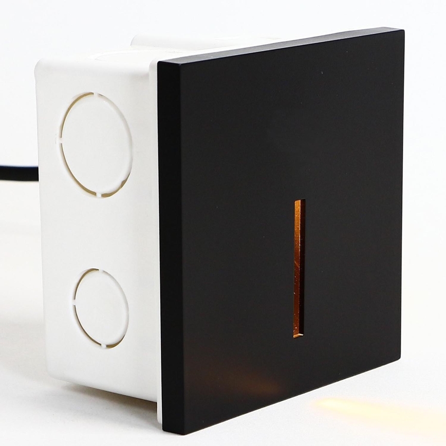 Emithor 70431 - Iluminação de escada LED LINE LED/1W/230V 4000K preto