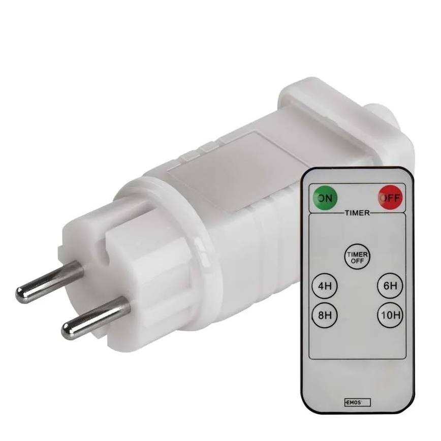 Fonte de alimentação para connection of Natal iluminações 230V IP44 + controlo remoto