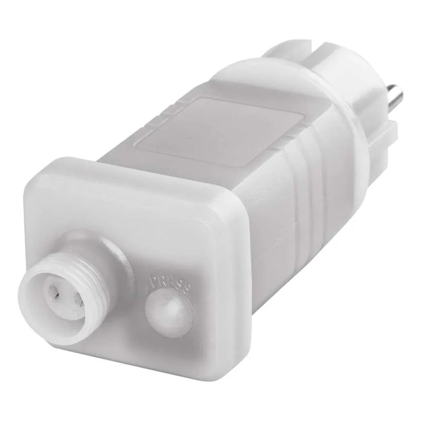 Fonte de alimentação para connection of Natal iluminações 230V IP44 + controlo remoto