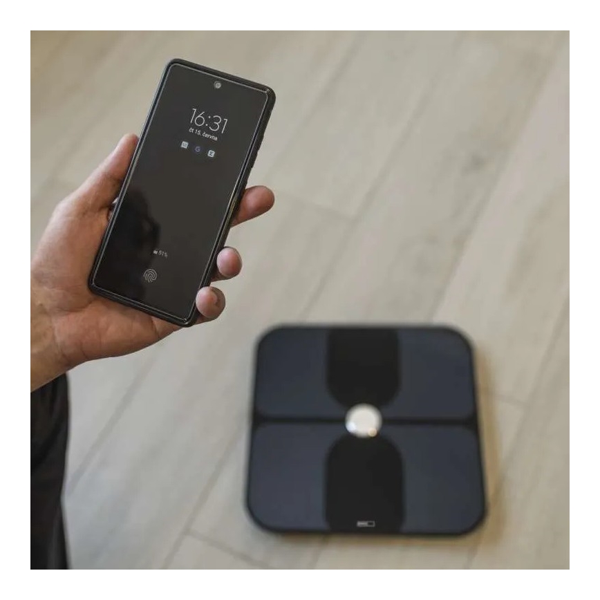 Balança pessoal inteligente GoSmart 3xAAA Tuya