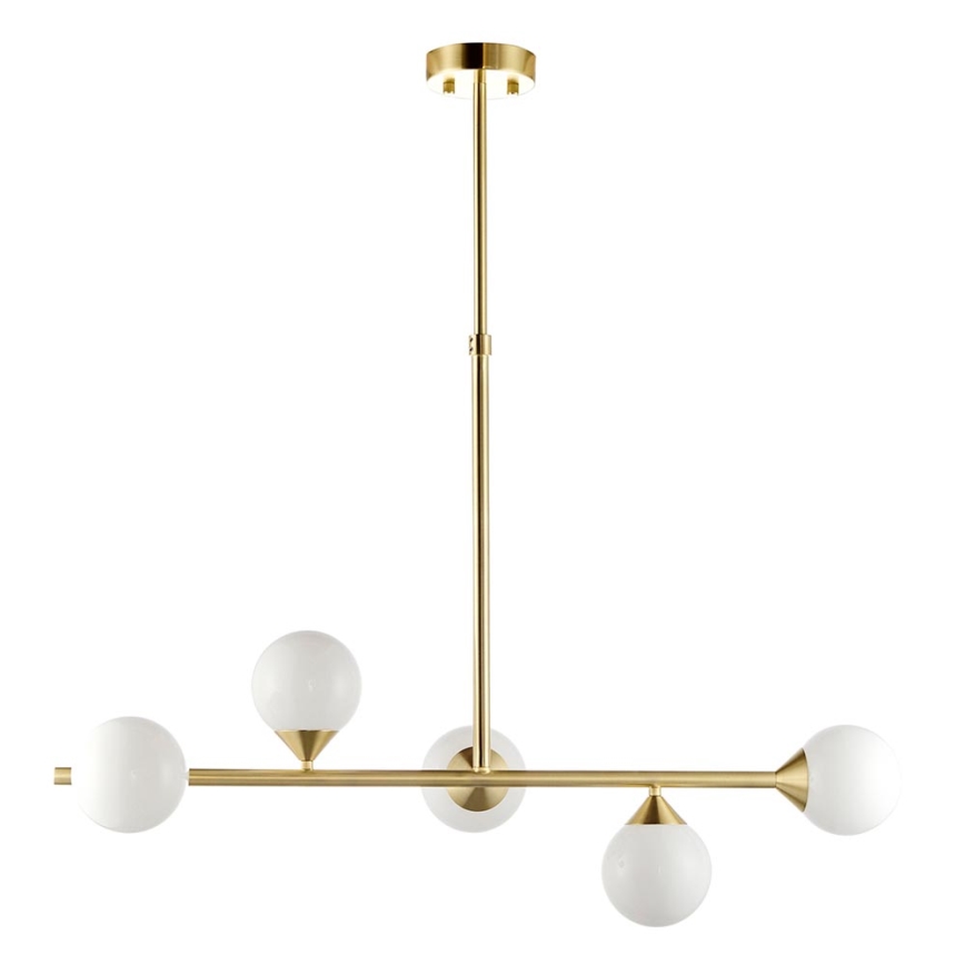 Endon 101347 - Lustre de haste OTIS 5xG9/3W/230V dourado