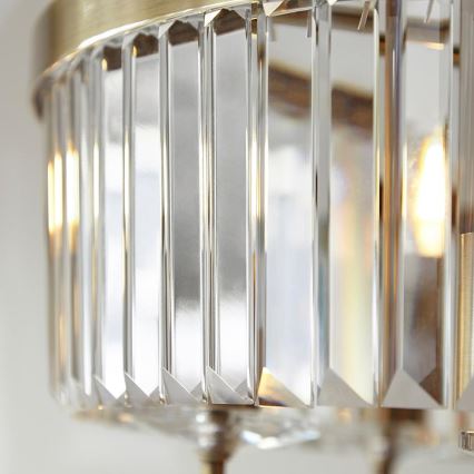 Endon 102505 - Lustre com corrente 6xE14/6W/230V Ø 55 cm latão