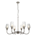 Endon 103315 - Lustre suspenso por corrente 6xE14/6W/230V cromado brilhante