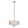 Endon 104466 - Candeeiro suspenso CLIFTON 3xE14/6W/230V cromado brilhante/transparente diâmetro 38,5 cm