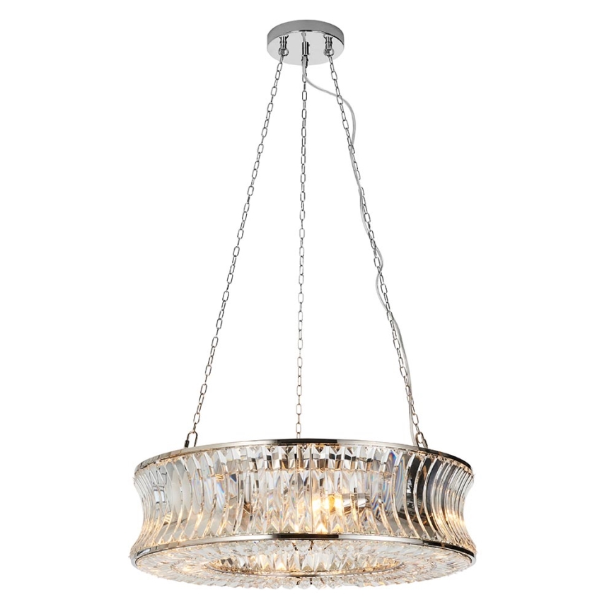 Endon 104528 - Lustre suspenso por corrente 6xE14/6W/230V cromado brilhante