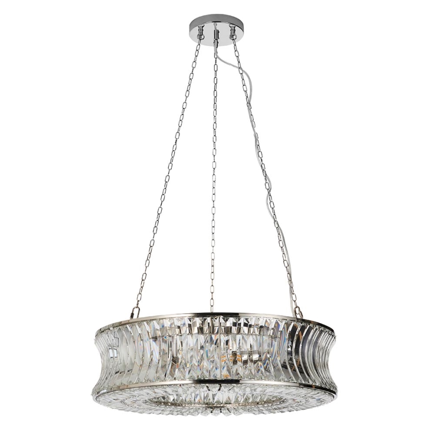 Endon 104528 - Lustre suspenso por corrente 6xE14/6W/230V cromado brilhante
