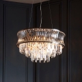 Endon 104530 - Lustre suspenso por corrente, 9xE14/6W/230V, cromado brilhante