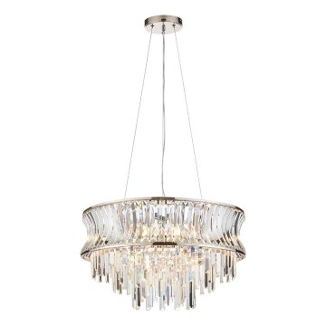 Endon 104530 - Lustre suspenso por corrente, 9xE14/6W/230V, cromado brilhante