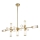 Endon 106259 - Candeeiro suspenso TOUR 13xG9/3W/230V latão