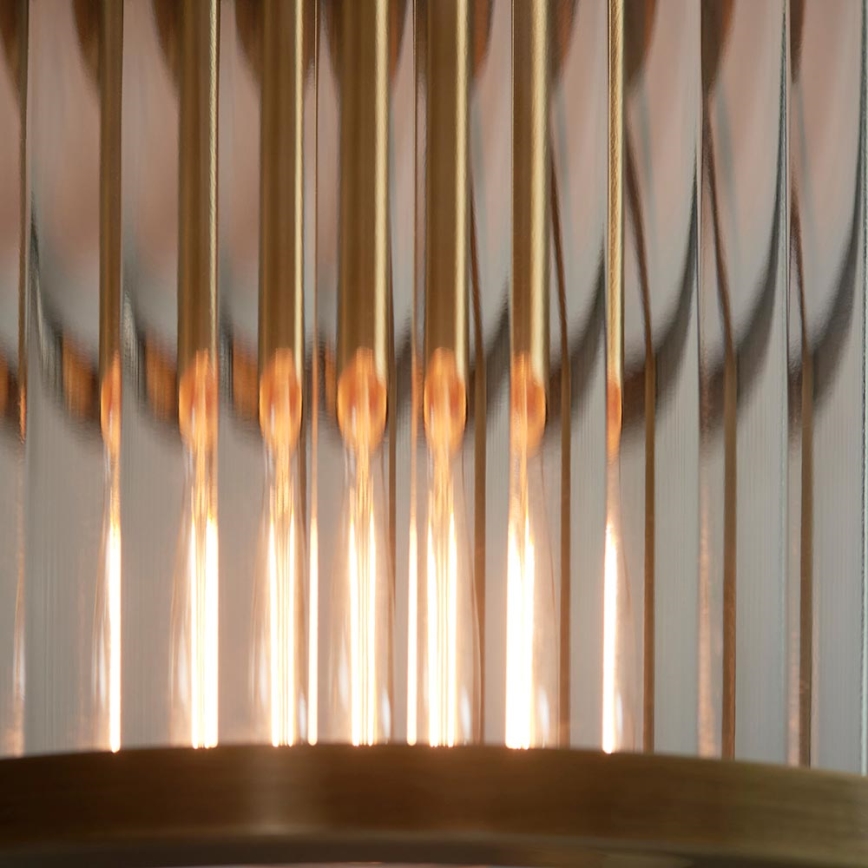 Endon 106265 - Candeeiro de teto RIDGETON 1xE27/10W/230V latão