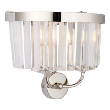 Endon 106448 - Aplique de parede CHESTERFIELD 2xE14/6W/230V cromado brilhante