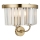 Endon 106450 - Iluminação de parede CHESTERFIELD 2xE14/6W/230V latão
