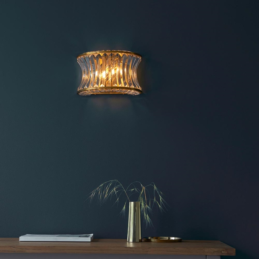 Endon 106812 - Aplique de parede 2xE14/7W/230V dourado