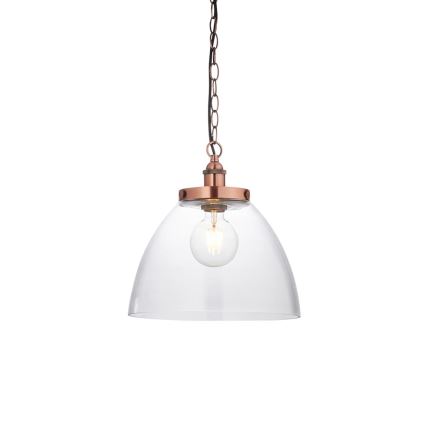 Endon 106895 - Lustre com corrente HANSEN 1xE27/10W/230V cobre