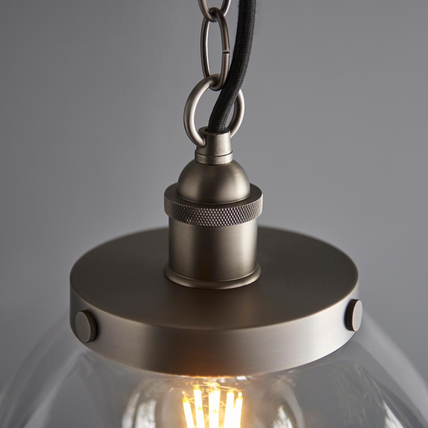 Endon 106896 - Lustre suspenso por corrente HANSEN 1xE27/10W/230V cromo mate