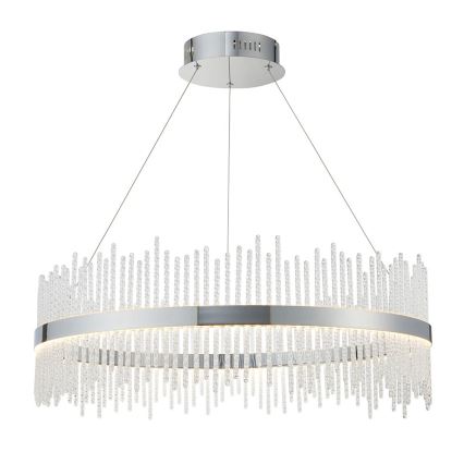 Endon 107108 - Lustre LED suspenso por cabo LED/56W/230V 3000K, cromado brilhante