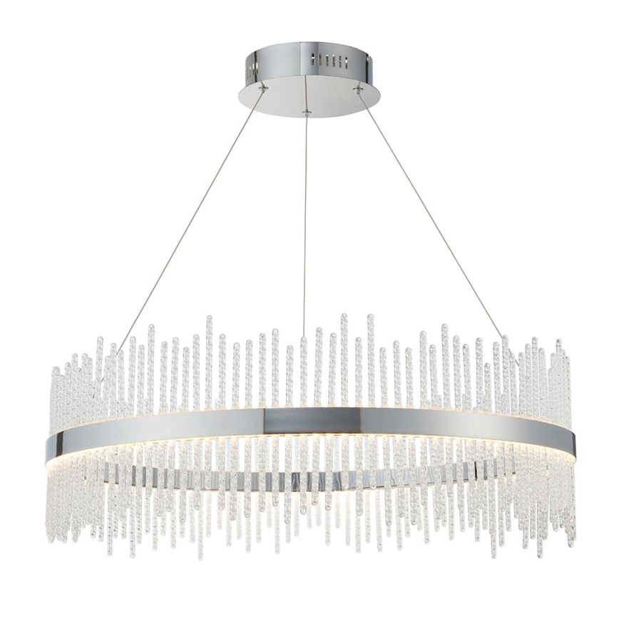 Endon 107108 - Lustre LED suspenso por cabo LED/56W/230V 3000K, cromado brilhante