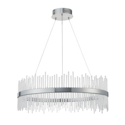 Endon 107108 - Lustre LED suspenso por cabo LED/56W/230V 3000K, cromado brilhante