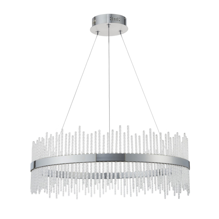 Endon 107108 - Lustre LED suspenso por cabo LED/56W/230V 3000K, cromado brilhante