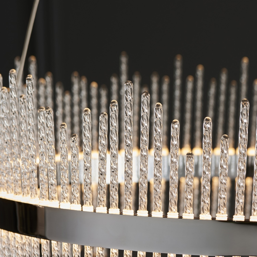 Endon 107108 - Lustre LED suspenso por cabo LED/56W/230V 3000K, cromado brilhante