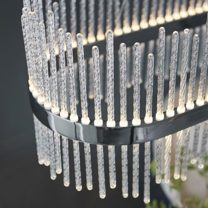 Endon 107109 - Lustre LED suspenso por cabo LED/47W/230V 3000K cromado brilhante