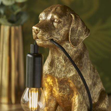 Endon 107364 - Candeeiro de mesa PUPPY 1xE14/7W/230V dourado