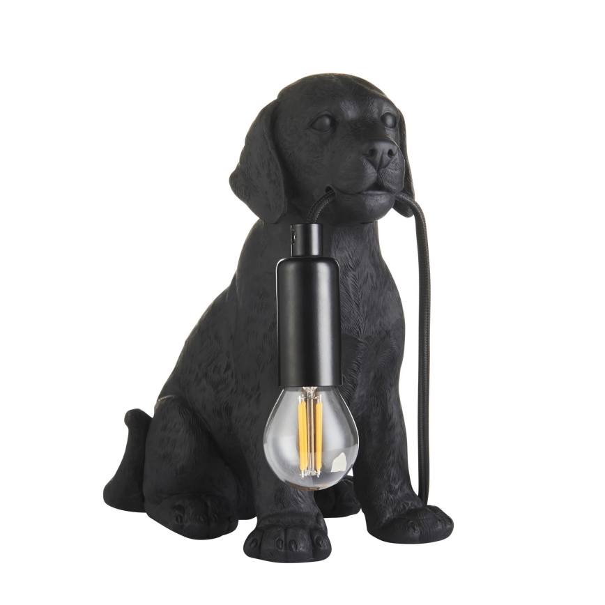 Endon 107365 - Candeeiro de mesa PUPPY 1xE14/7W/230V preto
