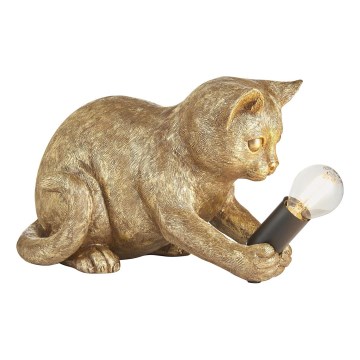 Endon 107389 - Candeeiro de mesa KITTEN 1xE14/7W/230V dourado