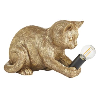 Endon 107389 - Candeeiro de mesa KITTEN 1xE14/7W/230V dourado