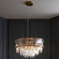 Endon 107785 - Lustre suspenso em cabo 9xE14/6W/230V dourado
