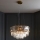 Endon 107785 - Lustre suspenso em cabo 9xE14/6W/230V dourado