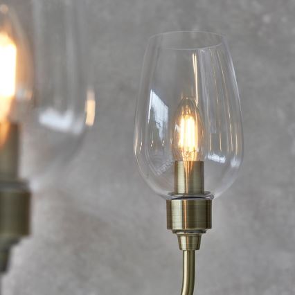 Endon 107791 - Lustre suspenso por corrente 6xE14/6W/230V latão