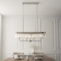 Endon 109058 - Lustre suspenso por corrente 4xE14/6W/230V, acabamento cromado brilhante