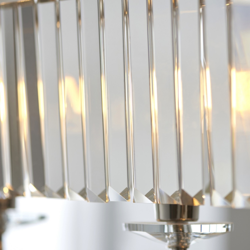 Endon 109058 - Lustre suspenso por corrente 4xE14/6W/230V, acabamento cromado brilhante