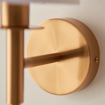 Endon 110738 - Aplique de parede 1xE14/6W/230V branco/dourado