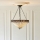Endon 111871 - Lustre Tiffany FARGO suspenso por corrente 3x E27/10W/230V Ø 50 cm