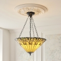 Endon 111881 - Lustre suspenso com corrente Tiffany JAMELIA 3xE27/10W/230V Ø 50 cm