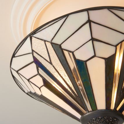 Endon 111895 - Lustre de teto sobreposto Tiffany ASTORIA 3xE27/10W/230V Ø 48 cm