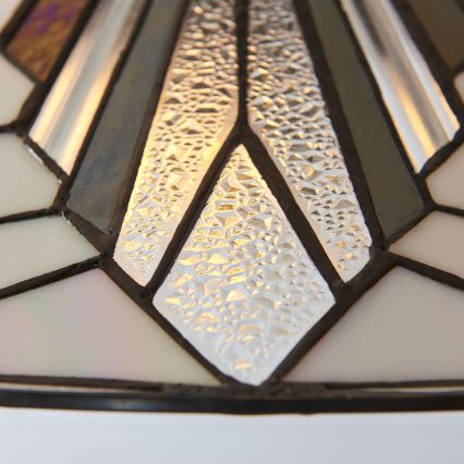 Endon 111922 - Lustre com corrente Tiffany ASTORIA 3xE27/10W/230V Ø 48 cm