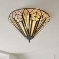 Endon 112191 - Candeeiro de tecto Tiffany ASTORIA 2xE27/60W/230V Ø 40 cm