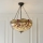 Endon 112251 - Lustre suspenso com corrente Tiffany DRAGONFLY 3xE27/60W/230V Ø 50 cm