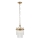 Endon 112572 - Lustre suspenso em corrente MARIETTA 1xE27/10W/230V latão/vidro transparente