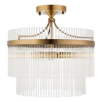 Endon 112575 - Candeeiro integrado MARIETTA 3xE14/7W/230V latão/transparente