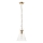 Endon 112859 - Lustre HARLOW com corrente 1xE27/10W/230V, latão