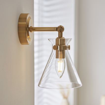 Endon 112861 - Aplique spot de parede HARLOW 1xE14/7W/230V, dourado