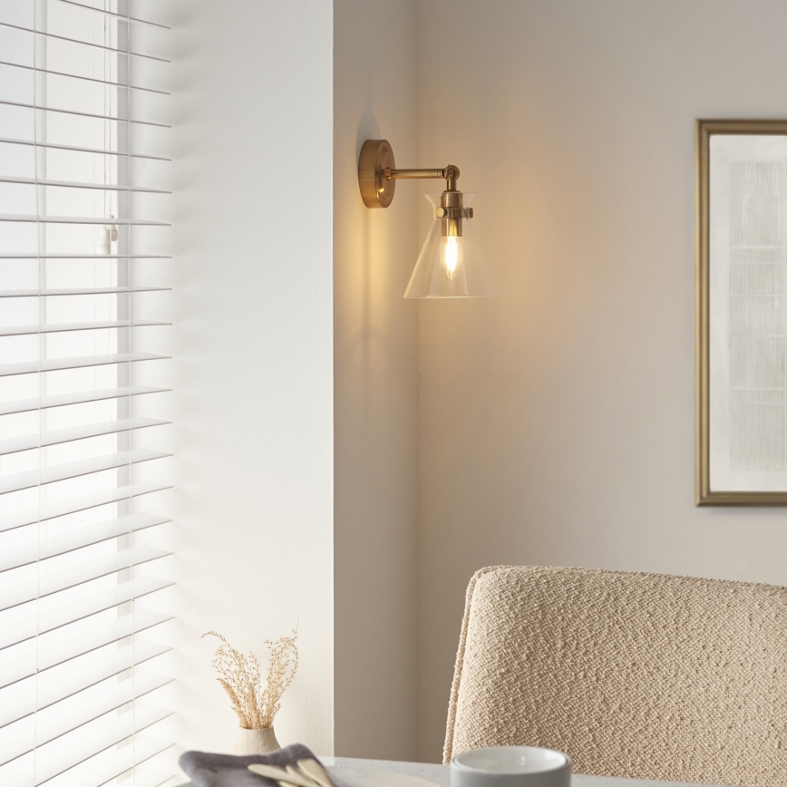 Endon 112861 - Aplique spot de parede HARLOW 1xE14/7W/230V, dourado