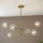 Endon 114039 - Lustre com haste 6xG9/3,2W/230V dourado